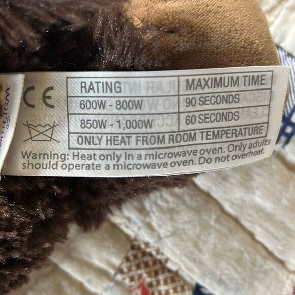 Warmies Moose Hot Pack Cold Pack Stuffed Plush Boo Boo - Picture 4 of 6